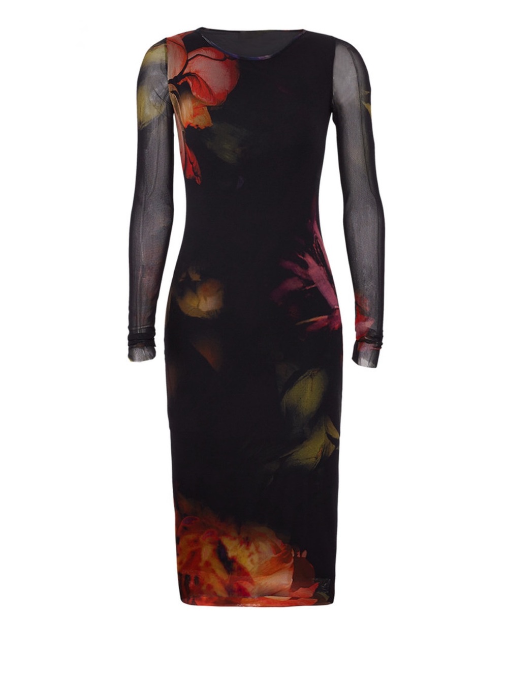 FUZZI Block Floral Sheath